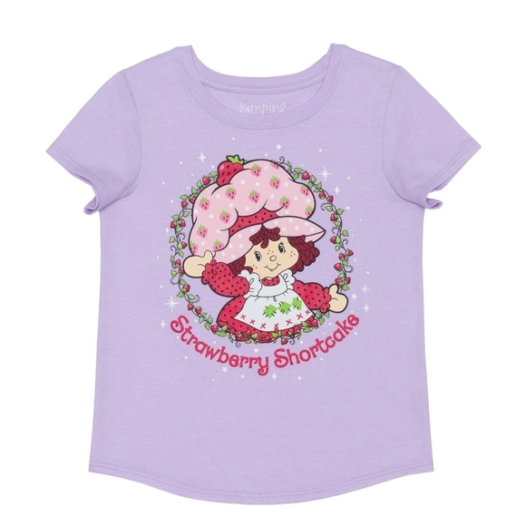 🌻 NWT Strawberry Shortcake Lilac Summer Shirt Size 6x - Picture 2 of 6